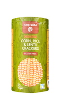 Load image into Gallery viewer, Corn, rice, lentil crackers
