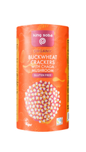 Load image into Gallery viewer, Organic Buckwheat Crackers with Chaga Mushroom
