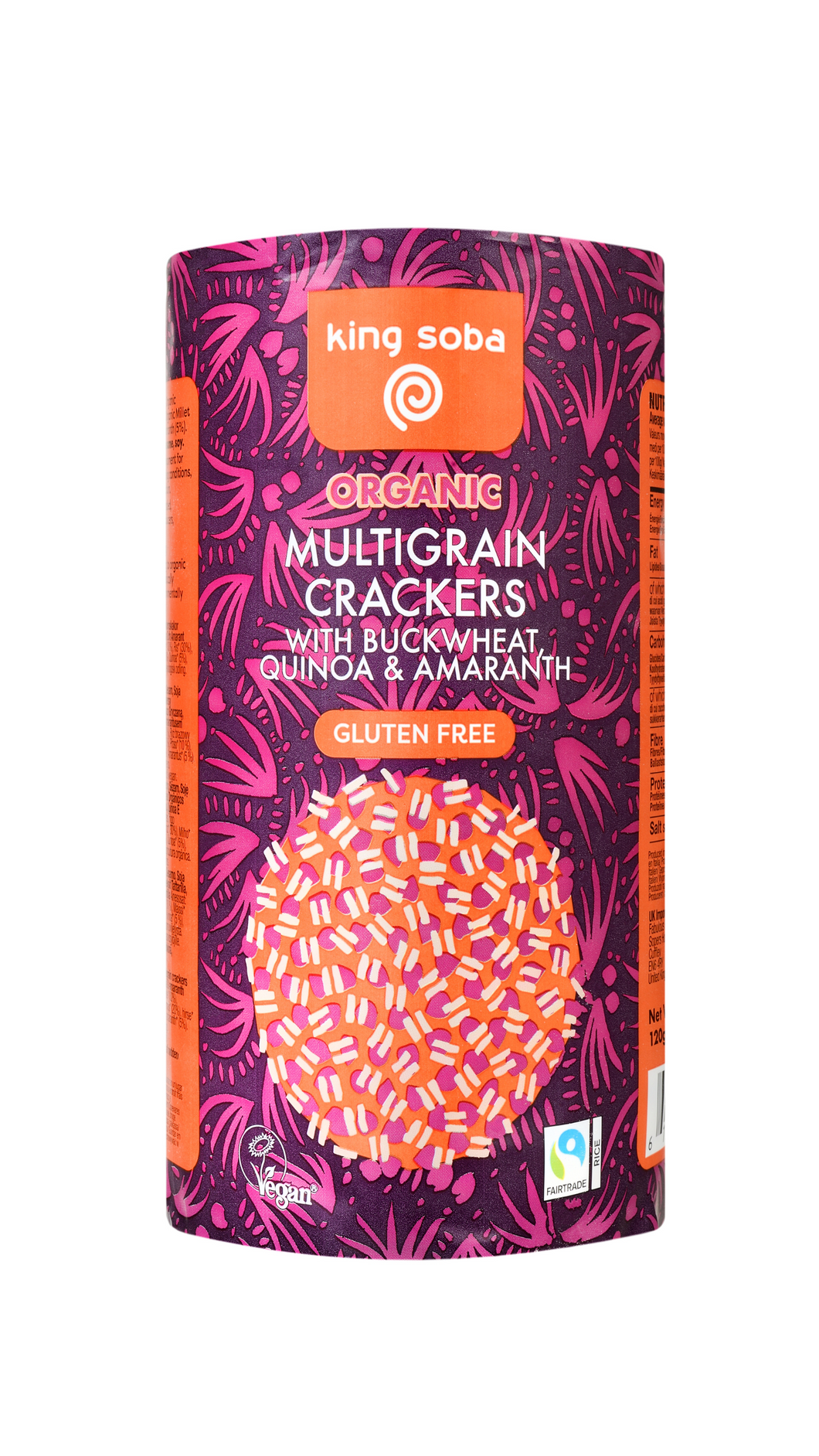 Organic Multigrain Crackers with Buckwheat, Quinoa and Amaranth