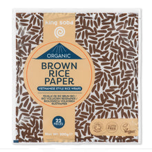 Load image into Gallery viewer, Organic Brown Rice Paper
